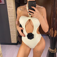 Rose One Piece Swimsuit